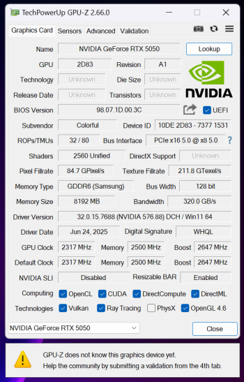RTX入门硬件新选 iGame GeForce RTX 5050 Ultra W DUO OC 8GB显卡评测(图3)