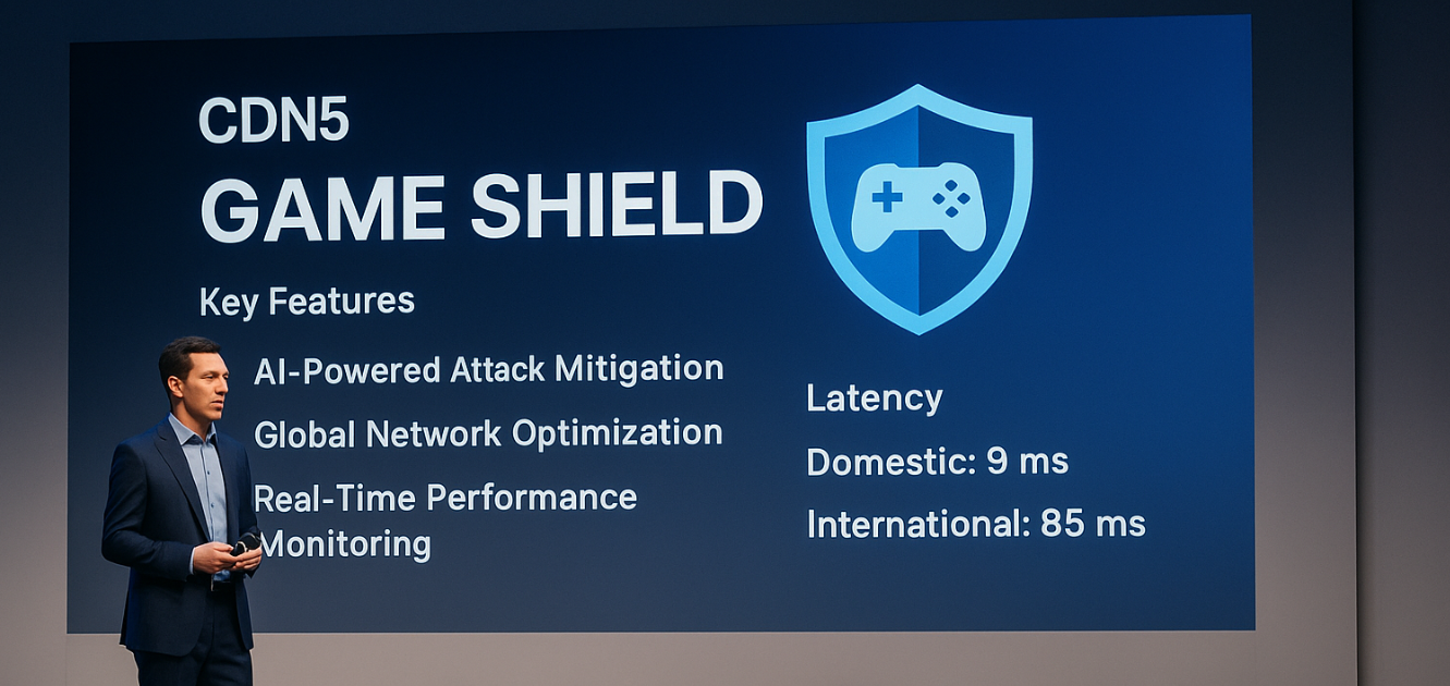 CDN5游戏盾40震撼发布：AI防护+全球加速网游行业迎来“无敌模式”