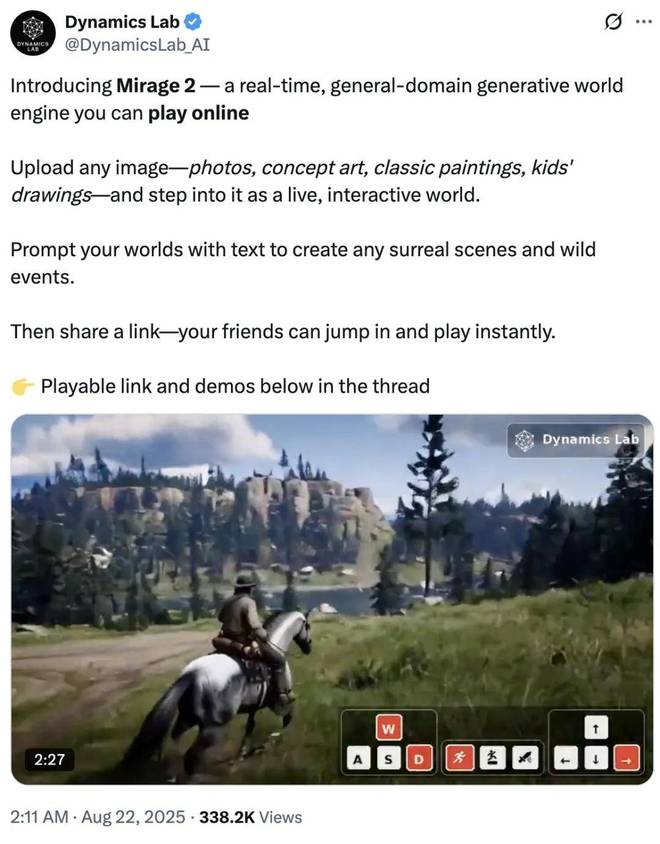 全球首款AI原生游戏引擎再进化：GTA6再不来我们就AI一个(图4)