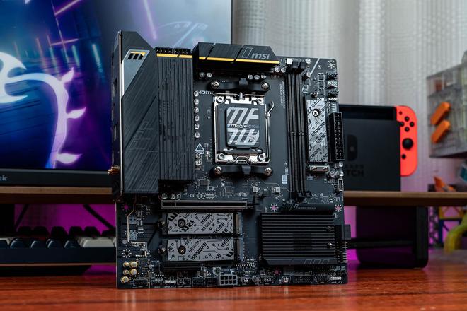 双内存槽设计专为超频而生微星B850MPOWER超频主板使用体验(图8)