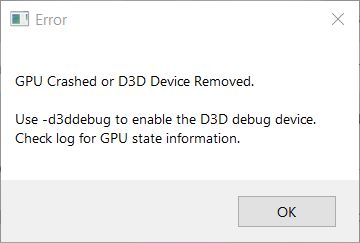 用UE5时如何修复GPU驱动程序崩溃